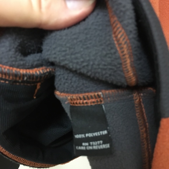 Ten Gear Zip up Sweater Jacket Fleece L orange - Picture 8 of 8